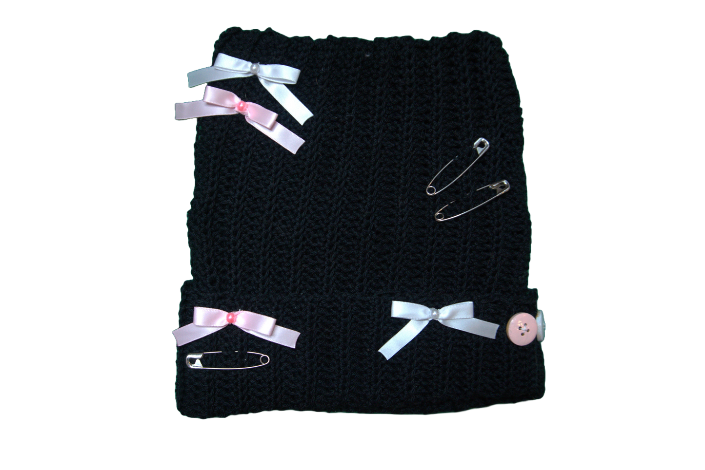 SERENA CAT EAR BEANIE ☆ (BLACK)